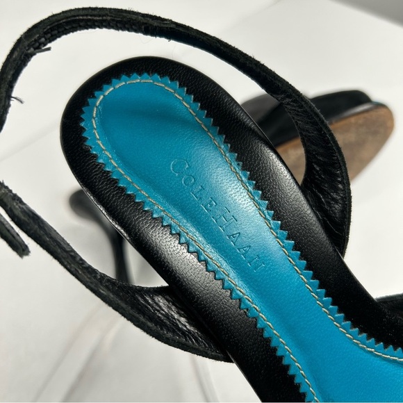 💕Cole Haan Elegant Black Women's Slingback Heels 8 - Picture 8 of 9